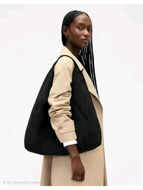 GAP Vegan Suede Slouchy Tote Bag